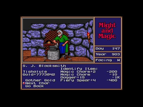 Видео: Прокачка в цирке. Зачарование предметов. Might and Magic II: Gates to Another World #60
