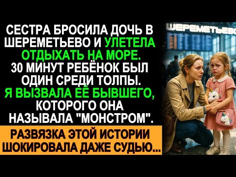 Видео: Сестра бросила дочь в Шереметьево и улетела на море — финал этой драмы шокировал даже судью!