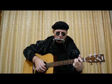 Видео: Bob Dylan - Knockin On Heavens Door.  Гитара и губная гармошка + табы