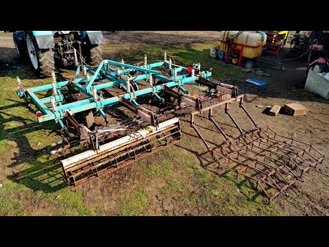 Видео: Бороны вместо катков на культиватор