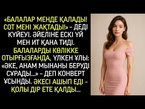 Видео: Сот арқылы ұлдарын тартып алған күйеуі қуанып, әйеліне тек ескі ит пен қираған үй қалдырды…