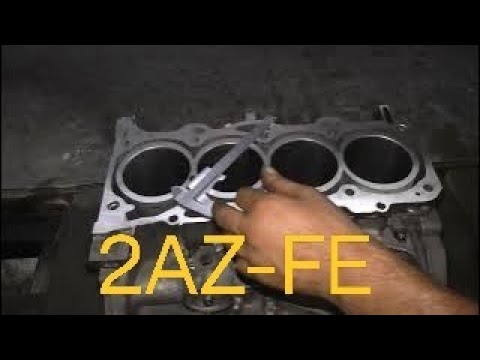 Видео: Капитальный ремонт двигателя. Toyota Camry (2AZFE) 2400CC 16-VALVE DOHC. Часть 1.