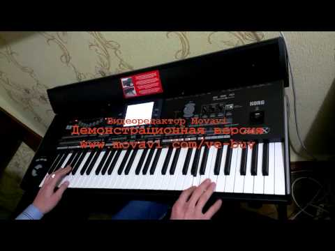 Видео: А лето цвета неба Шатунов Korg  Style HD