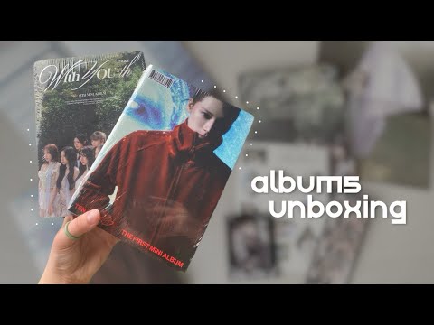Видео: ten — the first mini album; twice — with youth | распаковка альбомов | kpop unboxing
