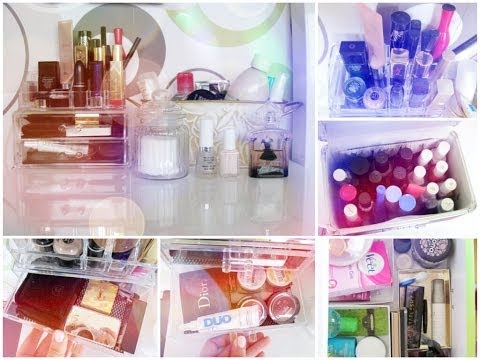 Видео: Моята грим колекция // My makeup collection & cosmetic organisation