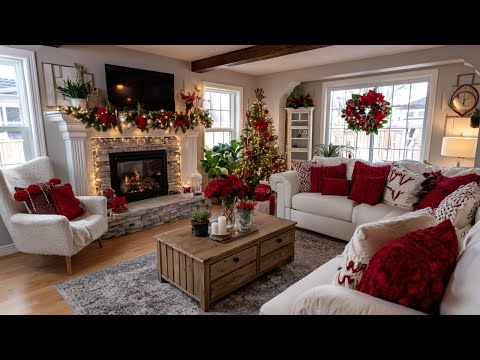 Видео: Рождественское преображение каминной полки — маленькие штрихи, большой эффект!