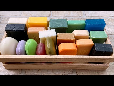 Видео: ASMR soap cutting 🧡 Резка мыла АСМР