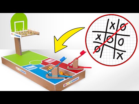 Видео: Крестики-нолики + баскетбол = новая картонная игра!