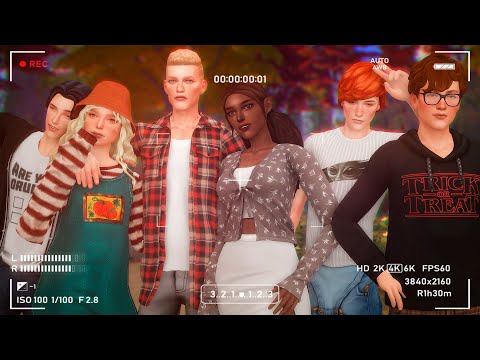 Видео: Молодёжь из "деревни" 🌻 Sims 4 CAS