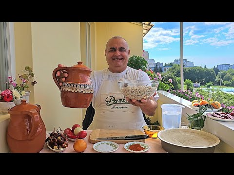 Видео: Бял боб в гърне! Вкусната храна на българите, приготвена в глинен съд! Автентичен вкус от миналото!