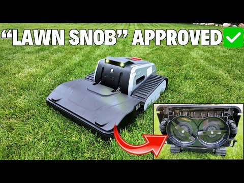 Видео: Вы не поверите, как хорошо эта роботизированная газонокосилка стрижёт траву! – Протестирована роб...
