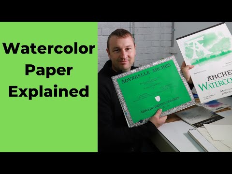 Видео: Объяснение акварельной бумаги (2019)