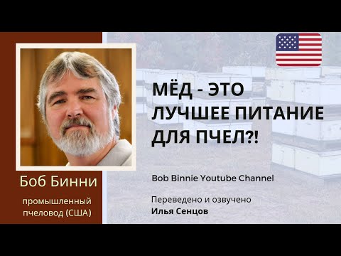 Видео: Можно ли кормить пчел сахаром? (лекция Боба Бинни) - Действительно ли мёд это лучший корм для пчел?