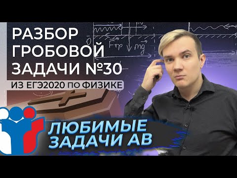 Видео: Тело на шероховатом диске с пружиной | Любимые задачи АВ | Реальный «гроб» с ЕГЭ 2020 по физике