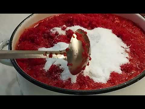 Видео: Квашенная аджика. Хранится в погребе или в холодильнике.