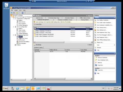 Видео: FAQ: Exchange Server 2010 Часть 2