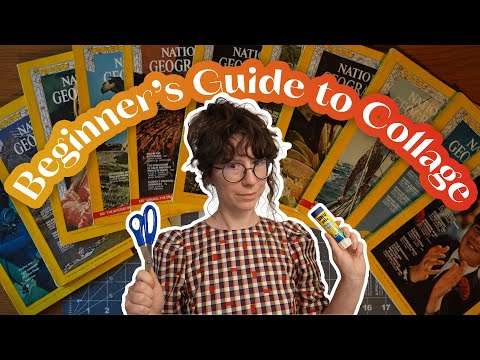 Видео: Коллаж для начинающих (используя только старые журналы)