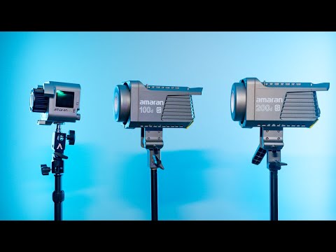 Видео: Сравнение дневных фонарей Aputure Amaran! 60D S против 100D S против 200D S