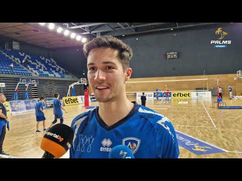 Видео: Избраният за MVP Лазар Бучков говори след успеха на Левски над Пирин Разлог