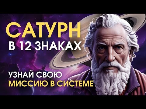 Видео: САТУРН В ЗНАКАХ ЗОДИАКА | Astrogreen