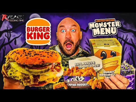 Видео: Обзор меню ресторана Burger King Halloween Monster