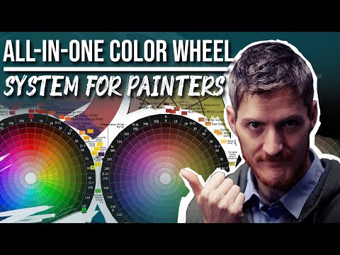 Видео: Универсальная система цветового круга для художников — ресурсы по теории цвета для художников