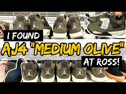 Видео: 👻ЖУТКИЕ НАХОДКИ!!!👻 AJ4 «MEDIUM OLIVE» найден в Ross Dress For Less!