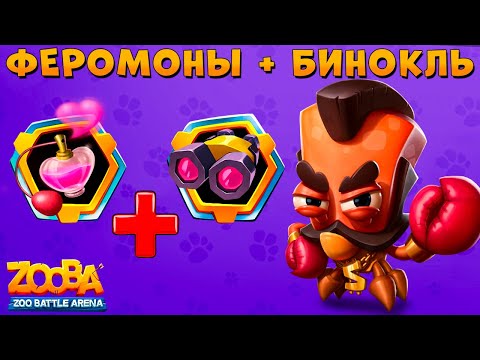 Видео: ФЕРОМОНЫ + БИНОКЛЬ!!! КРАБ ЭРЛ СКИН МИСТЕР "И" В ИГРЕ ZOOBA