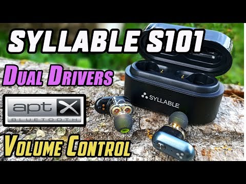 Видео: SYLLABLE S101 | Наушники с APTX, регулятором громкости и двумя драйверами!