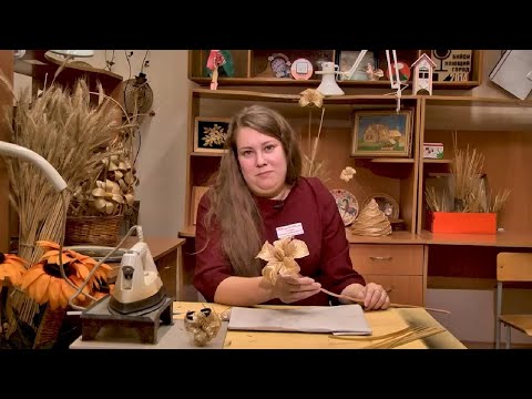 Видео: "Игры узоров" - учимся соломоплетению (Бийское телевидение)