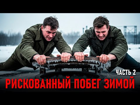 Видео: РИСКОВАННЫЙ ПОБЕГ ЗИМОЙ — КОГДА СМЕЛОСТЬ СИЛЬНЕЕ ХОЛОДА. Часть 2