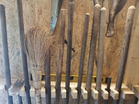 Видео: Хранение садового инструмента (система 5S). Часть 1.