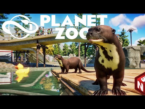 Видео: Planet Zoo: Aquatic Pack - Бразильские выдры! #23