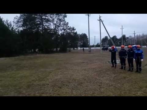 Видео: Спасение пострадавшего. Наброс на ВЛ-10 кВ.