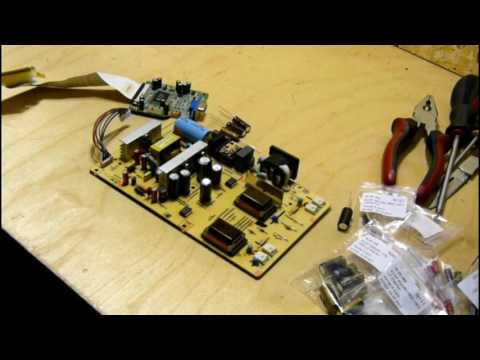 Видео: Ремонт монитора ACER AL1716