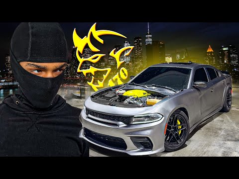 Видео: Поздно вечером по городу на моем Demon Charger мощностью 1000 л.с.