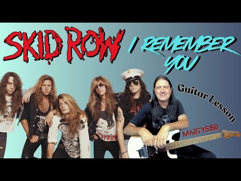 Видео: Как играть песню I Remember You группы Skid Row — Урок игры на гитаре — Дэйв Сабо — Рэйчел Болан ...