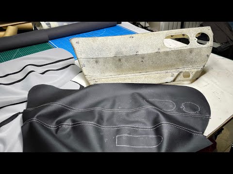 Видео: Рено Меган 2 как разобрать дверную карту? Как самому сделать выкройку обшивки двери? Автоателье.