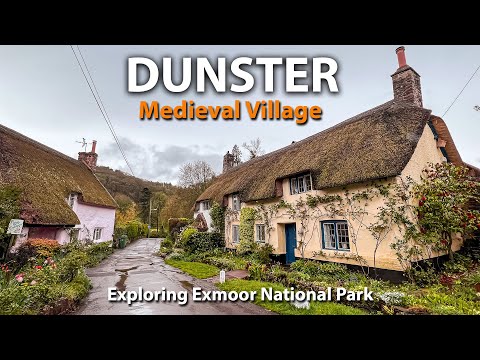Видео: Самая красивая средневековая деревня в Эксмуре: средневековая деревня ДАНСТЕР, Сомерсет