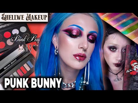 Видео: SHELLWE MAKEUP PUNK BUNNY / Неформальная косметика из Тик Тока, мультихромы и грязь для губ