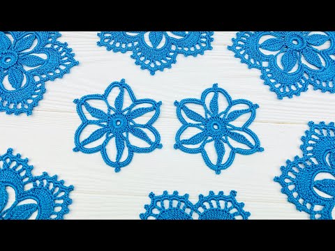 Видео: Вязание крючком КРУГЛЫЙ МОТИВ шестиугольный ЦВЕТОК  How to Crochet for Beginners Motif Flower