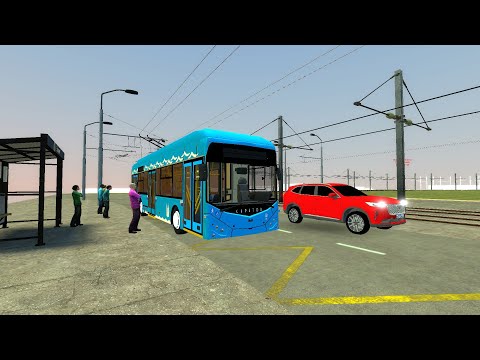 Видео: Контактная сеть на карте Новокузнецка! И БКМ 321 2017! (Garry's mod)