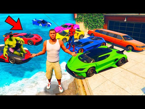 Видео: ФРАНКЛИН СУ АСТЫНАН КӨЛІКТЕР ТАПТЫ (GTA V)
