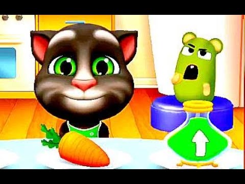 Видео: Новая мульт игра Кот Том 2 , #2, Кормим желейного питомца. Говорящий том, новые уровни, #мультики