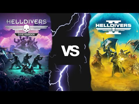Видео: Сравнение двух частей HELLDIVERS! Helldivers 1 VS Helldivers 2!