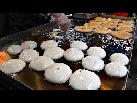 Видео: Сумасшедшая скорость! Невероятная скорость Мастер блинов по-корейски -Best 11 /Корейская уличная еда