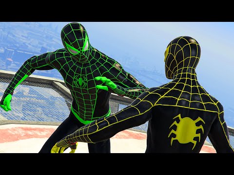 Видео: ЗЕЛЕНЫЙ ПАУК ЧЕЛОВЕК PS5 vs ЖЕЛТЫЙ ПАУК ЧЕЛОВЕК PS5 | Ultimate Spiderman