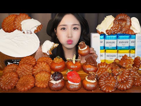 Видео: ЖЕВАТЕЛЬНОЕ ПЕЧЕНЬЕ🥮 КОРЕЙСКИЕ ДЕСЕРТ ЯКГВА & МОРОЖЕНОЕ АСМР МУКБАНГㅣDessert Yakgwa Mukbang