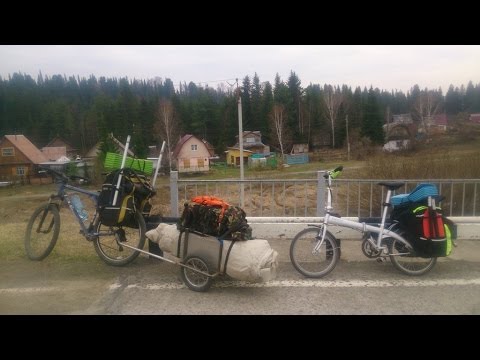 Видео: Вело-водный первомай 2017 с палаткой и печкой