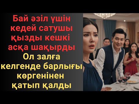 Видео: Бай әзіл үшін кедей сатушы қызды кешкі асқа шақырды Ол залға келгенде барлығы көргенінен қатып қалды